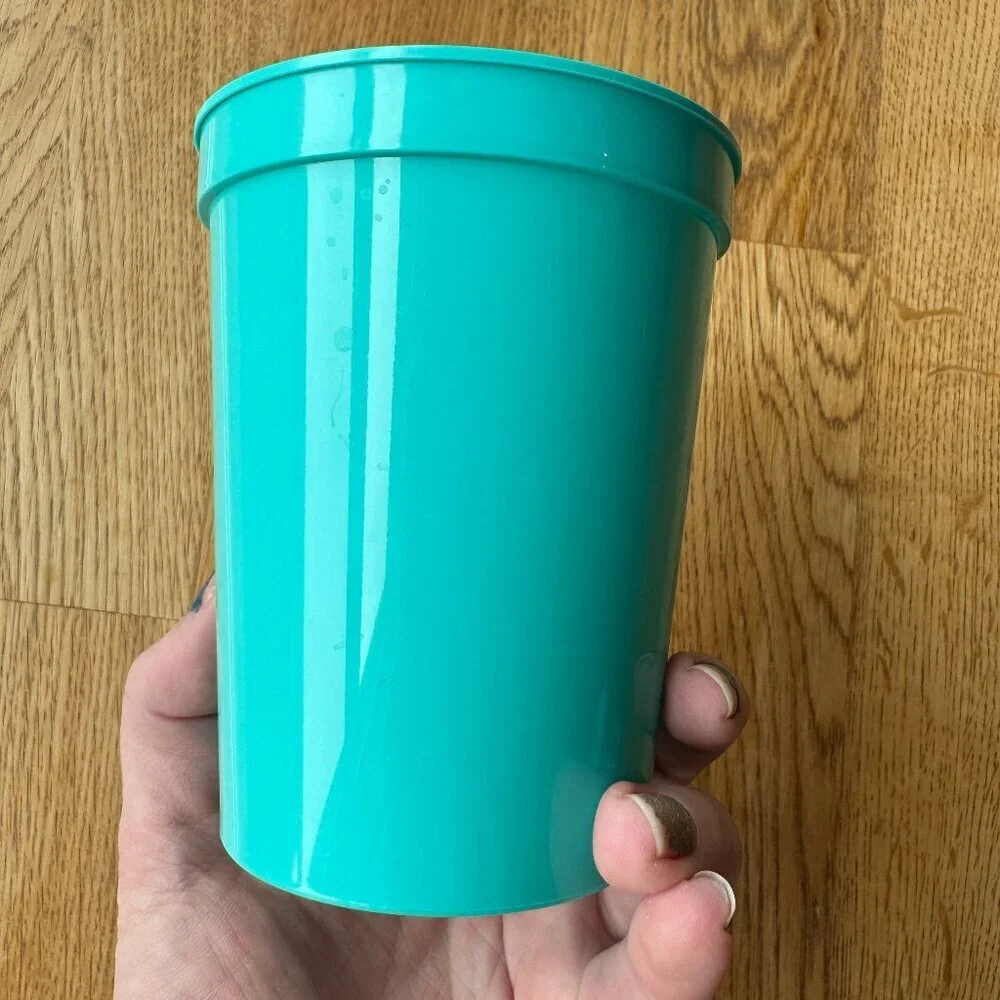 Mermaid Party Cups Set of 4 Pink Green Purple Party Favor Cups